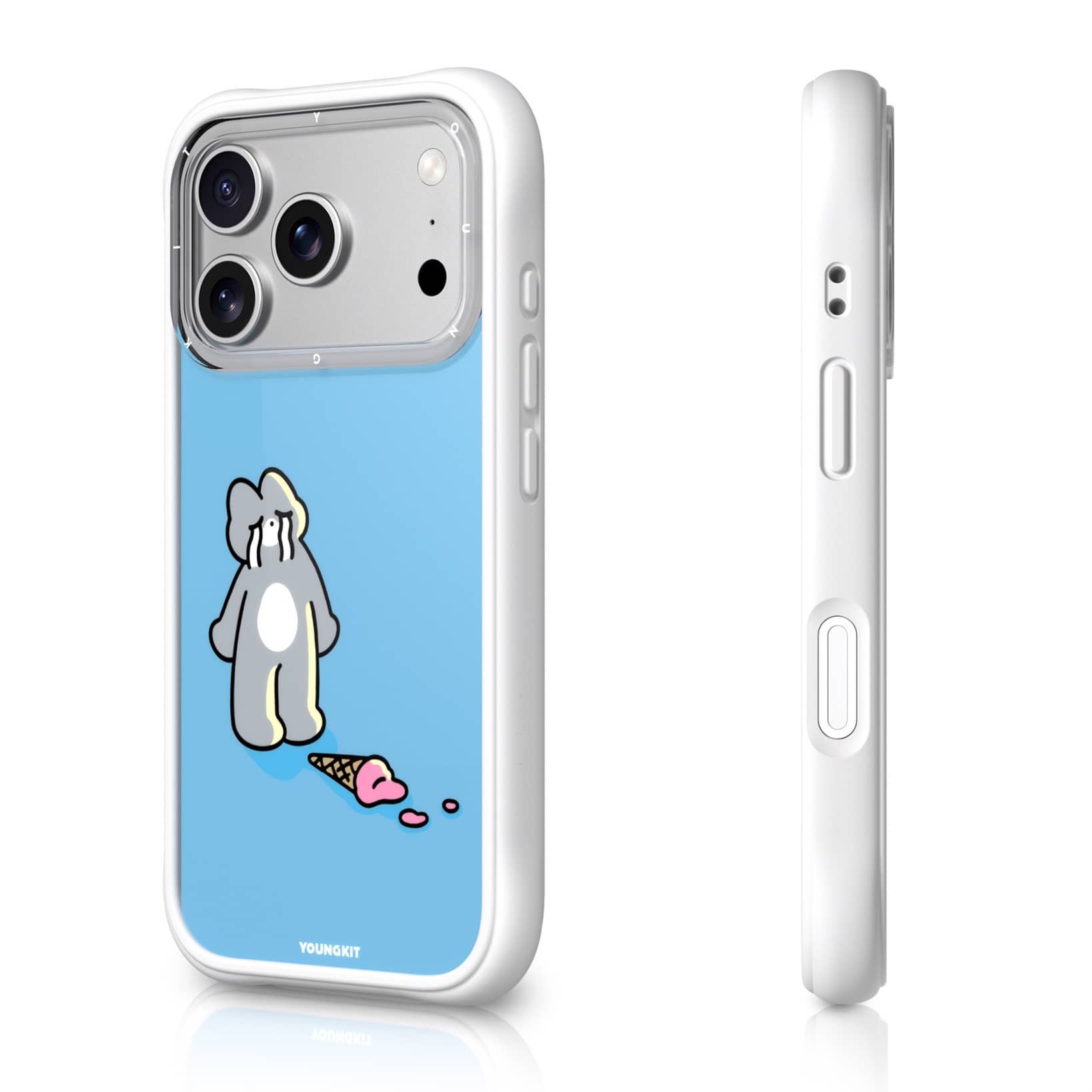 قاب Youngkit یانگ کیت Cat Diary Series سفید